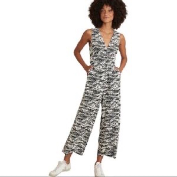 Marine Layer Pants - Marine Layer Holli Jumpsuit in SF Toile Print